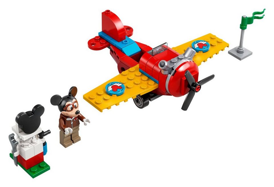 LEGO® LEGO 10772 Mickey and Friends Mickys Propellerflugzeug - EOL 2022 Konstruktionsspielsteine, (Set)