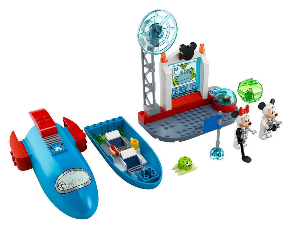 LEGO® LEGO 10774 Mickey and Friends Mickys und Minnies Weltraumrakete Konstruktionsspielsteine, (Set)