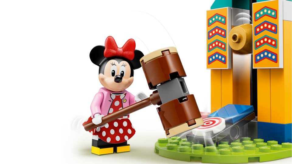 LEGO® LEGO 10778 Mickey and Friends Micky Minnie und Goofy Jahrmarkt Konstruktionsspielsteine, (Set)