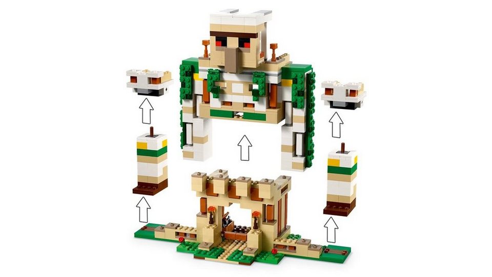 LEGO® LEGO 21250 Minecraft - Die Eisengolem-Festung Konstruktions-Spielset