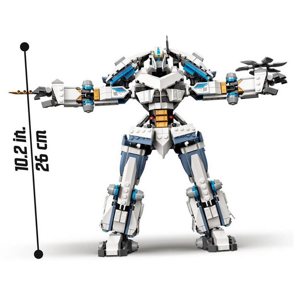 LEGO® LEGO 71738 NINJAGO Zanes Titan Mech - EOL 2023 Konstruktionsspielsteine, (Set)