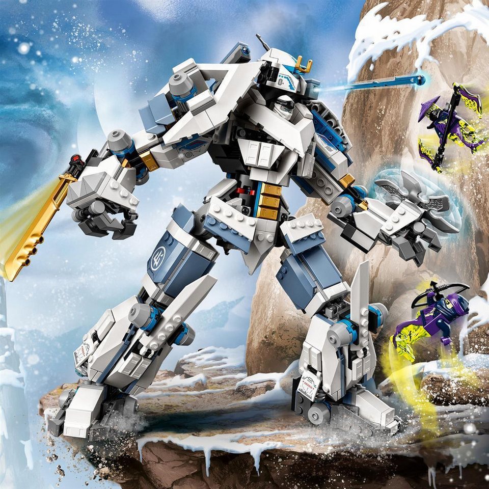 LEGO® LEGO 71738 NINJAGO Zanes Titan Mech - EOL 2023 Konstruktionsspielsteine, (Set)
