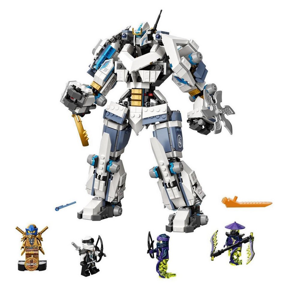 LEGO® LEGO 71738 NINJAGO Zanes Titan Mech - EOL 2023 Konstruktionsspielsteine, (Set)