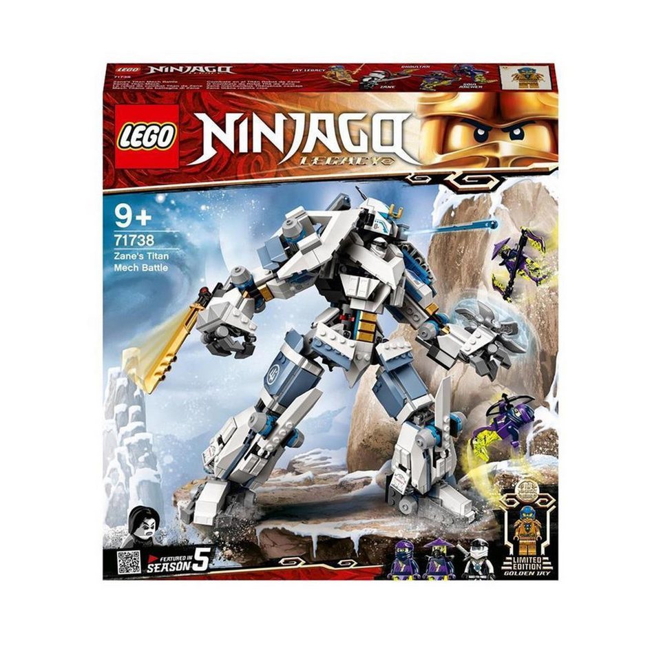 LEGO® LEGO 71738 NINJAGO Zanes Titan Mech - EOL 2023 Konstruktionsspielsteine, (Set)