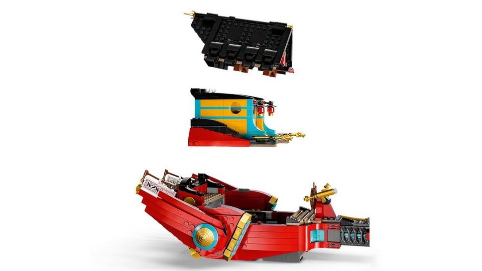 LEGO® LEGO 71797 NINJAGO - Ninja-Flugsegler im Wettlauf mit der Zeit Konstruktions-Spielset