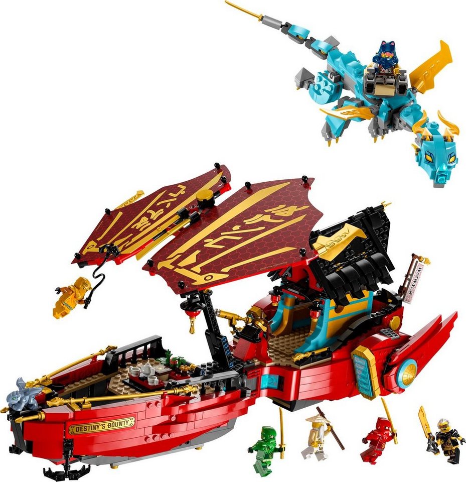 LEGO® LEGO 71797 NINJAGO - Ninja-Flugsegler im Wettlauf mit der Zeit Konstruktions-Spielset