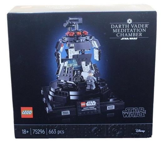 LEGO® LEGO 75296 Star Wars Darth Vader Meditationskammer Konstruktionsspielsteine, (Set, 663 St), Erstes Lego Modell der Meditationskammer