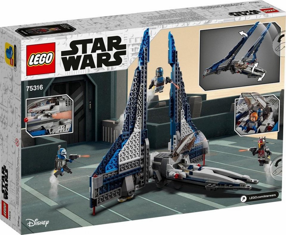 LEGO® LEGO 75316 Star Wars™ - Mandalorian Starfighter™ - EOL 2022 Konstruktionsspielsteine, (Set)