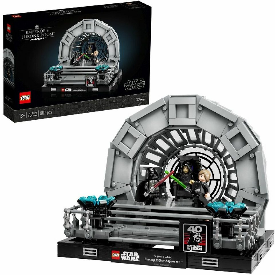 LEGO® LEGO 75352 Star Wars Thronsaal des Imperators - Diorama Spielbausteine, (Packung)