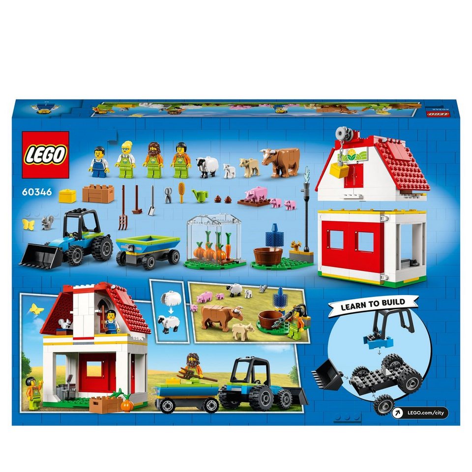 LEGO® LEGO Bauernhof mit Tieren Konstruktionsspielsteine