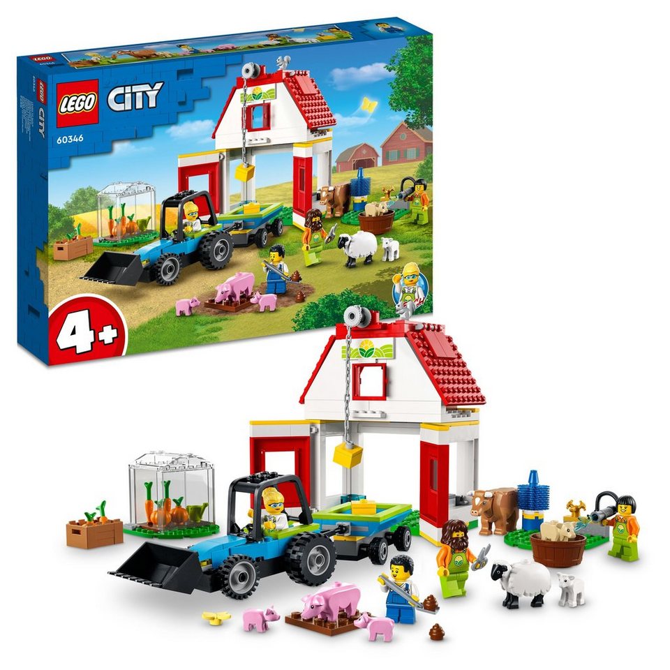 LEGO® LEGO Bauernhof mit Tieren Konstruktionsspielsteine