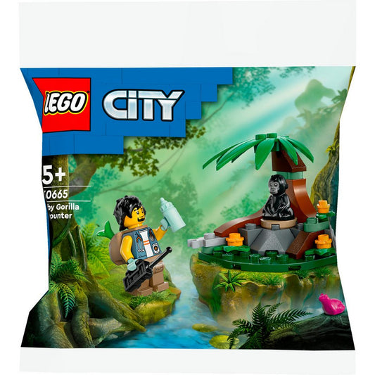 LEGO® LEGO City Dschungelforscher mit Baby-Gorilla, Spielbausteine