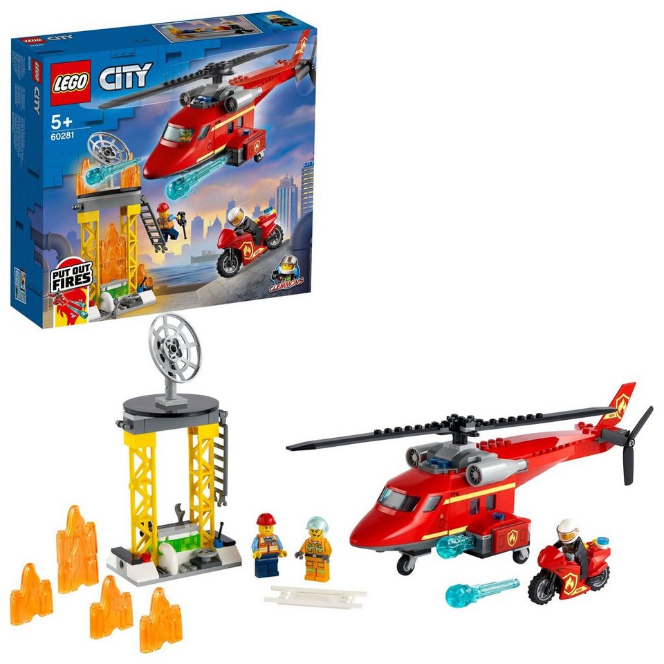 LEGO® LEGO City Feuerwehrhubschrauber Konstruktionsspielsteine