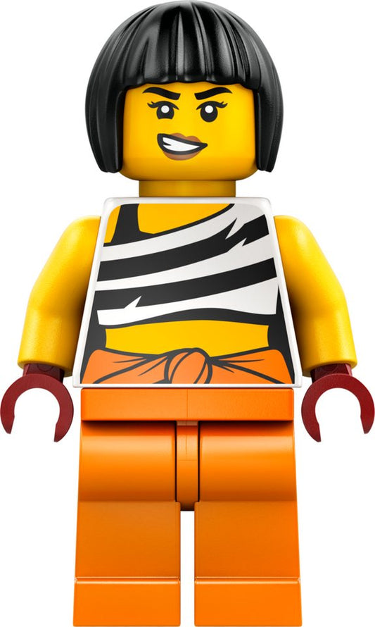 LEGO® LEGO City: Figur "Frau im gestreiften Top" Spielbausteine