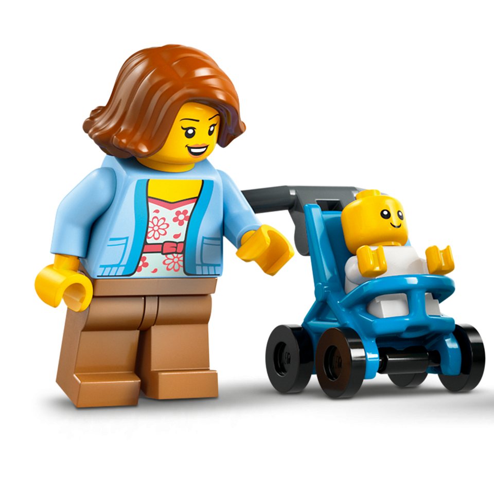 LEGO® LEGO City: Mutter mit Kinderwagen Spielbausteine