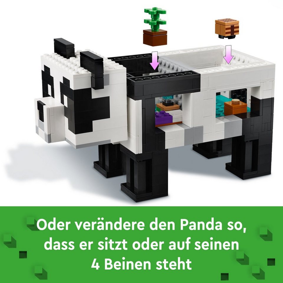 LEGO® LEGO Das Pandahaus Konstruktionsspielsteine
