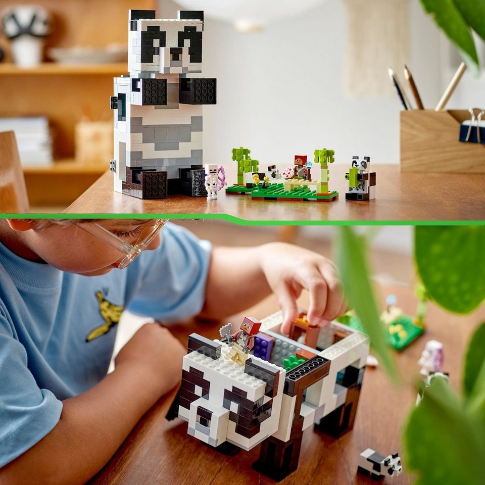 LEGO® LEGO Das Pandahaus Konstruktionsspielsteine