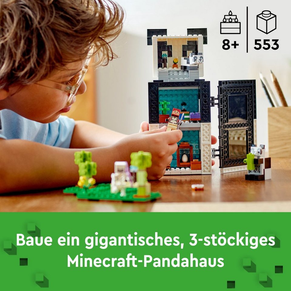 LEGO® LEGO Das Pandahaus Konstruktionsspielsteine