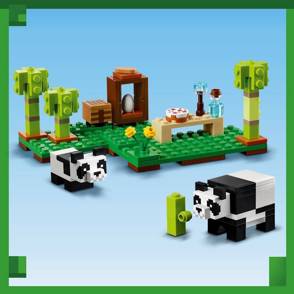 LEGO® LEGO Das Pandahaus Konstruktionsspielsteine