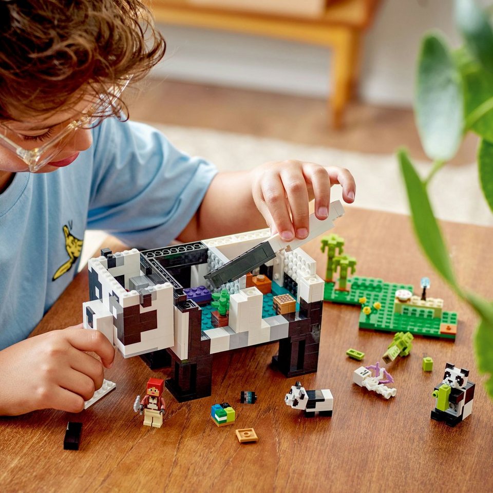 LEGO® LEGO Das Pandahaus Konstruktionsspielsteine