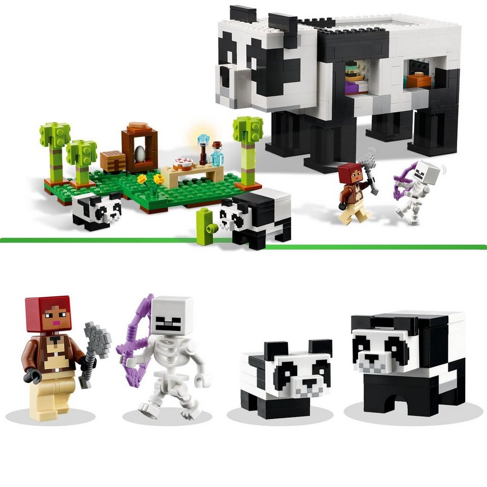 LEGO® LEGO Das Pandahaus Konstruktionsspielsteine