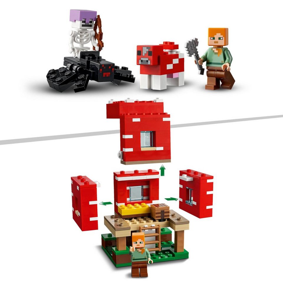LEGO® LEGO Das Pilzhaus Konstruktionsspielsteine