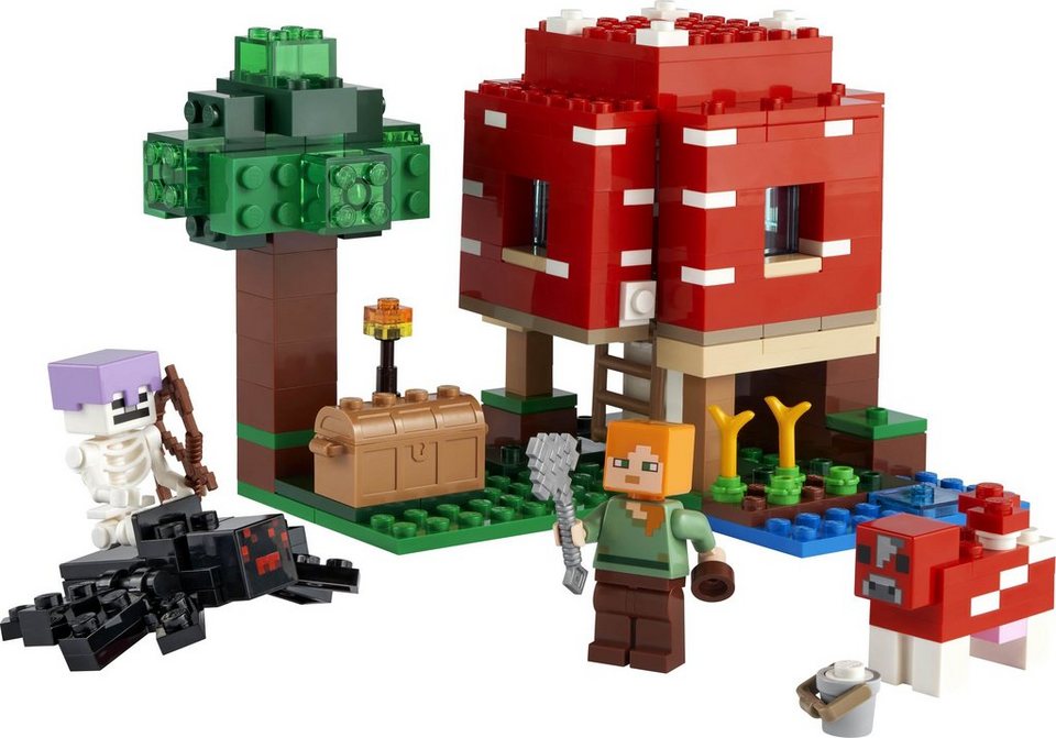 LEGO® LEGO Das Pilzhaus Konstruktionsspielsteine