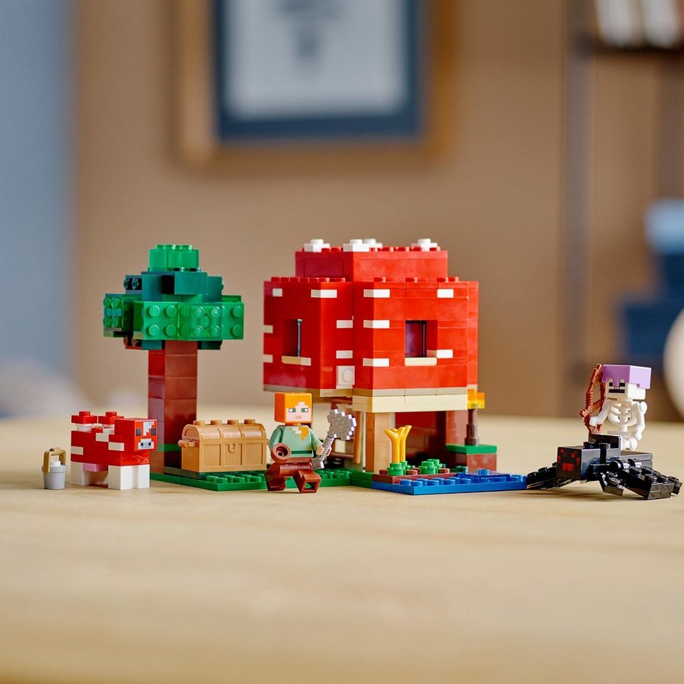 LEGO® LEGO Das Pilzhaus Konstruktionsspielsteine