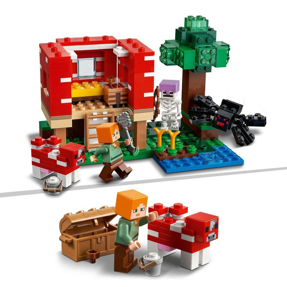 LEGO® LEGO Das Pilzhaus Konstruktionsspielsteine