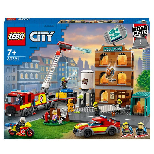 LEGO® LEGO Feuerwehreinsatz mit Löschtruppe Konstruktionsspielsteine