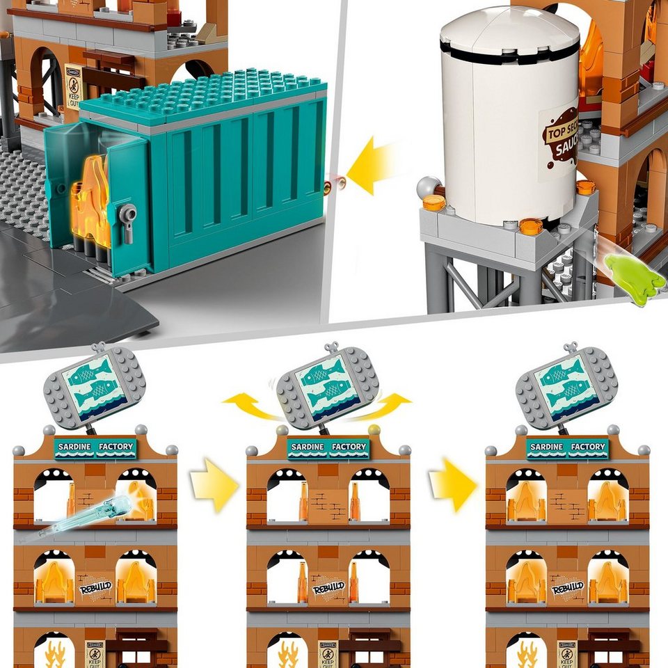 LEGO® LEGO Feuerwehreinsatz mit Löschtruppe Konstruktionsspielsteine