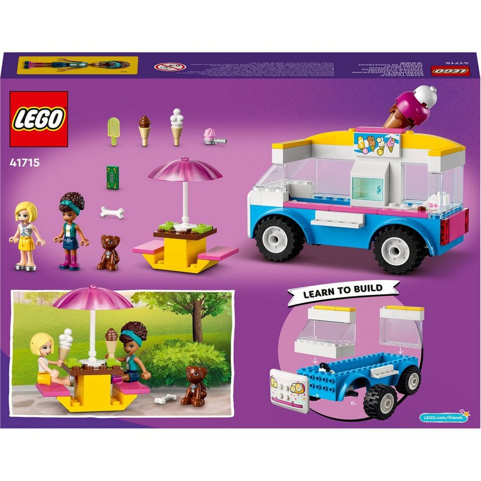 LEGO® LEGO Friends Eiswagen, Konstruktionsspielzeug, Spielbausteine