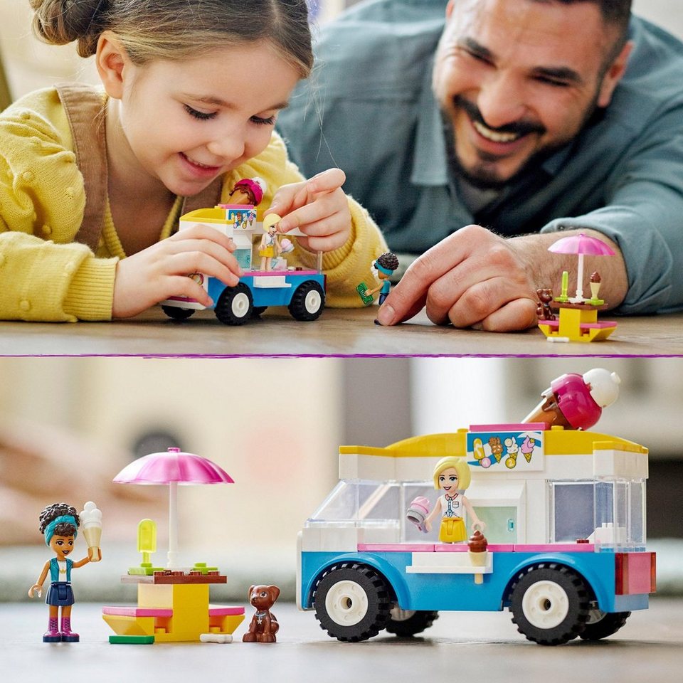 LEGO® LEGO Friends Eiswagen, Konstruktionsspielzeug, Spielbausteine