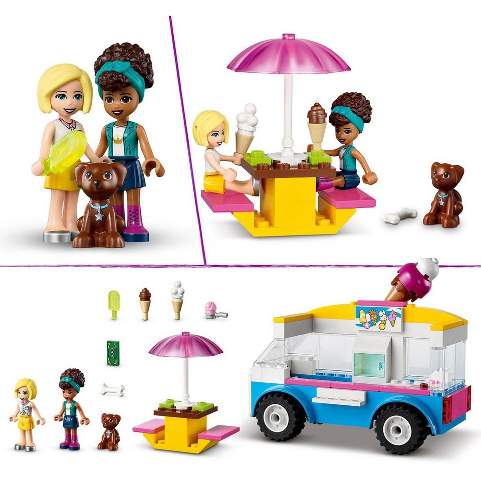 LEGO® LEGO Friends Eiswagen, Konstruktionsspielzeug, Spielbausteine