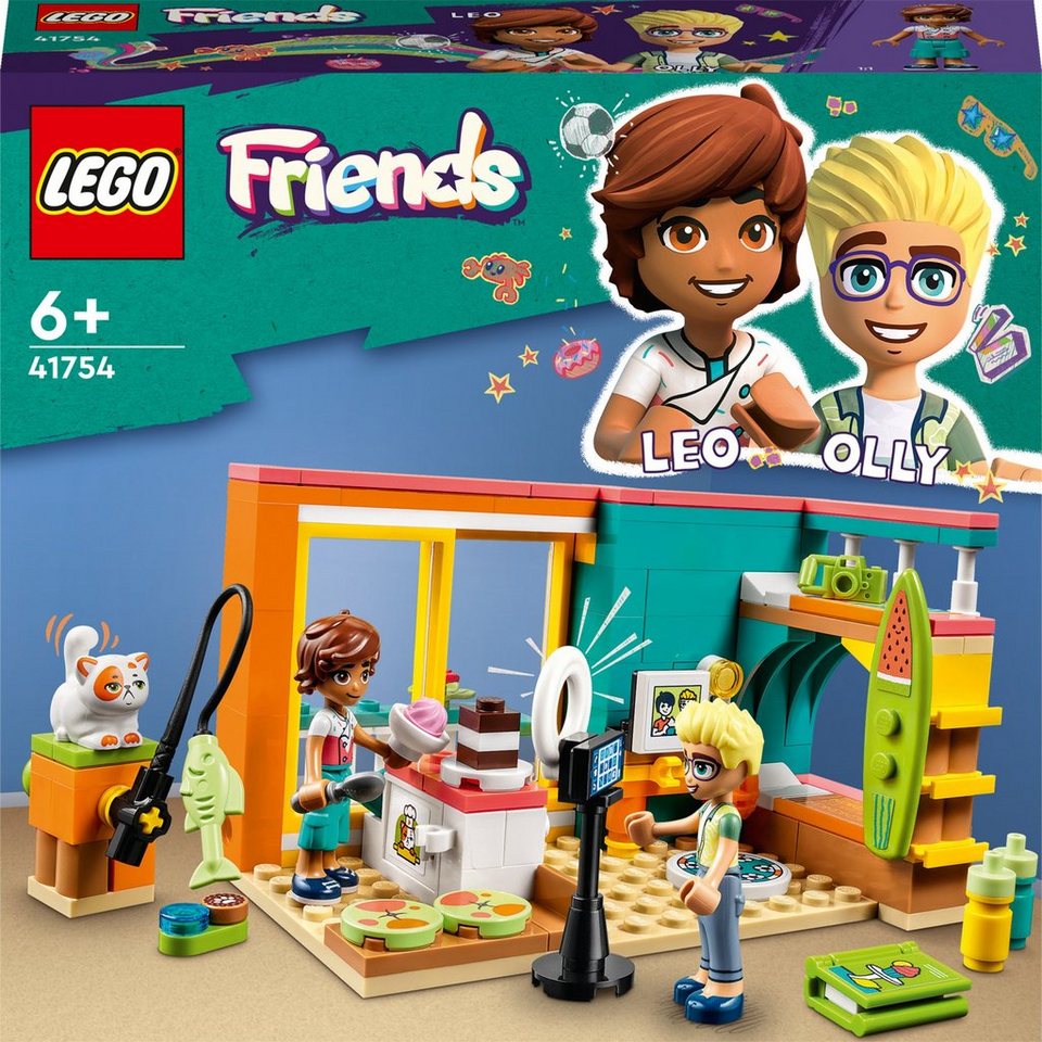 LEGO® LEGO Friends Leos Zimmer, Konstruktionsspielzeug Spielbausteine