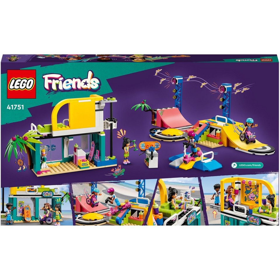 LEGO® LEGO Friends Skatepark, Konstruktionsspielzeug Spielbausteine