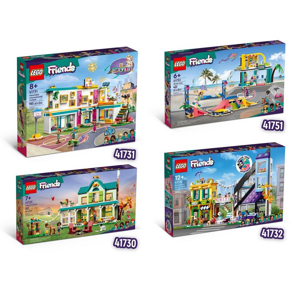 LEGO® LEGO Friends Skatepark, Konstruktionsspielzeug Spielbausteine