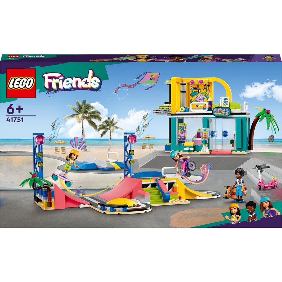 LEGO® LEGO Friends Skatepark, Konstruktionsspielzeug Spielbausteine