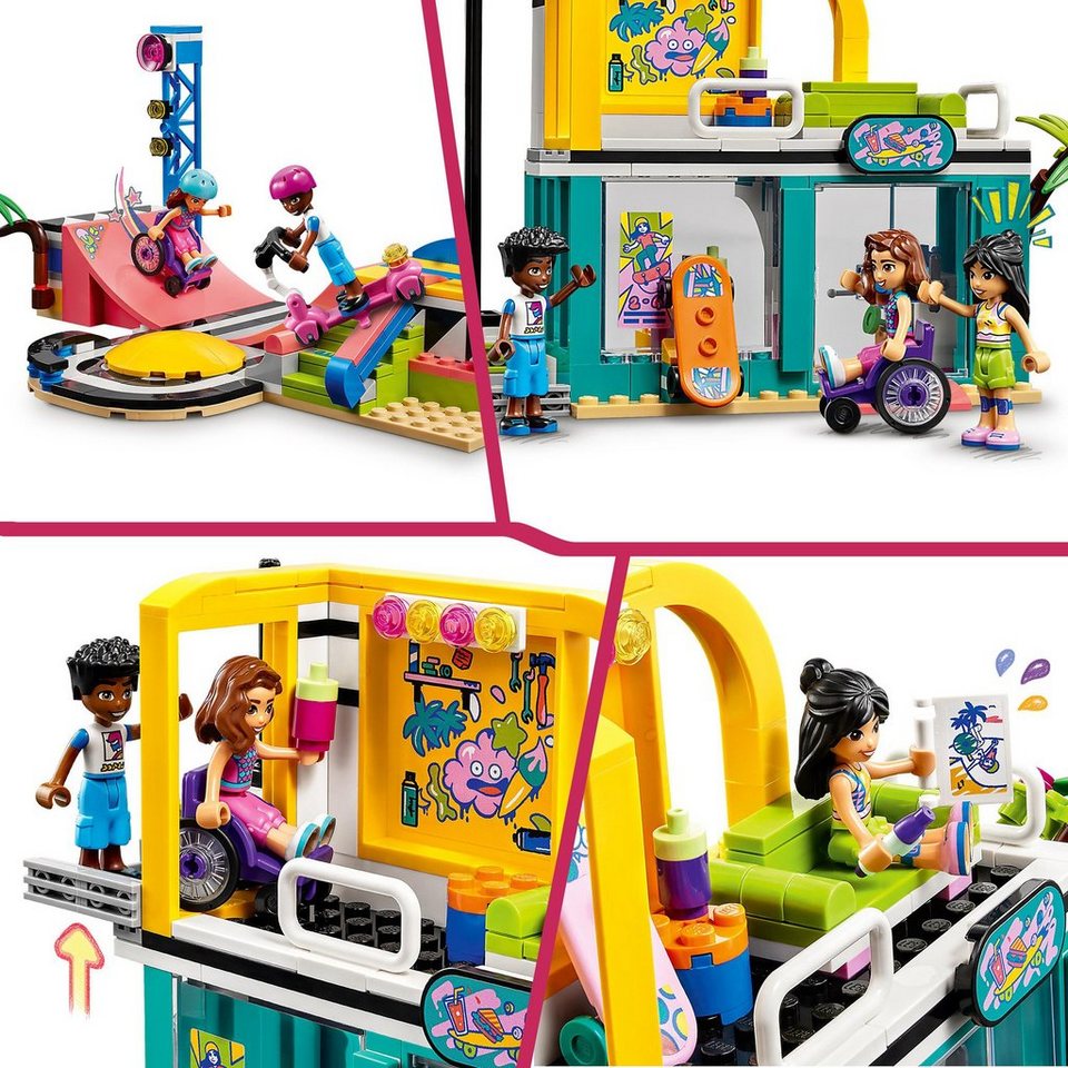 LEGO® LEGO Friends Skatepark, Konstruktionsspielzeug Spielbausteine