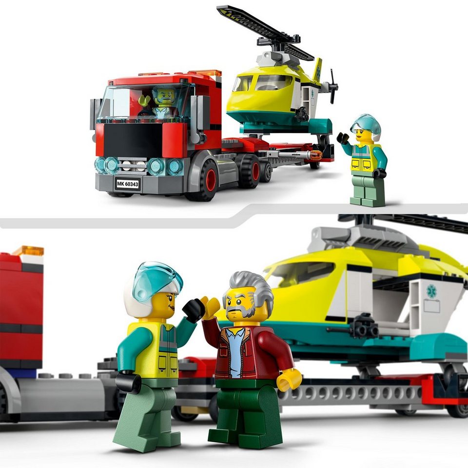 LEGO® LEGO Hubschrauber Transporter Konstruktionsspielsteine