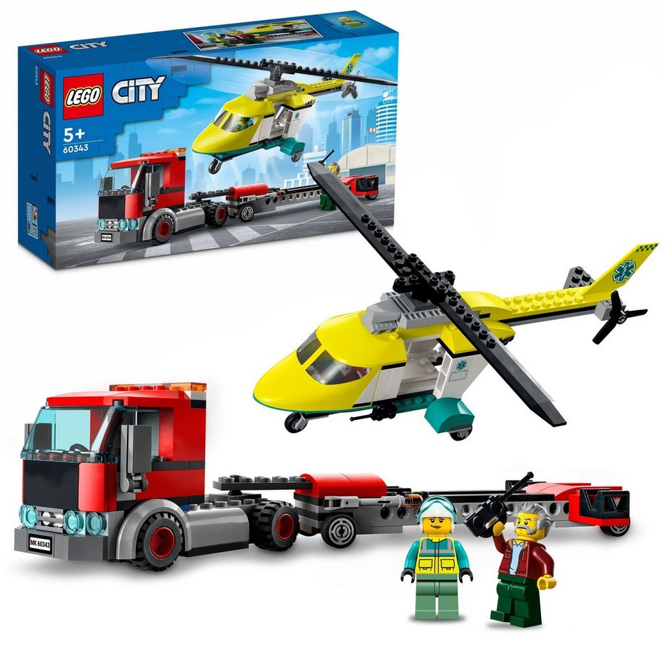 LEGO® LEGO Hubschrauber Transporter Konstruktionsspielsteine