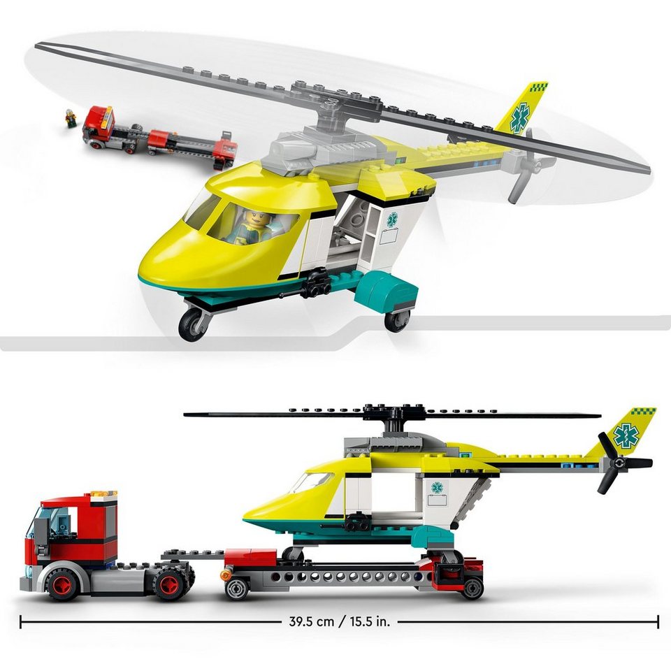 LEGO® LEGO Hubschrauber Transporter Konstruktionsspielsteine