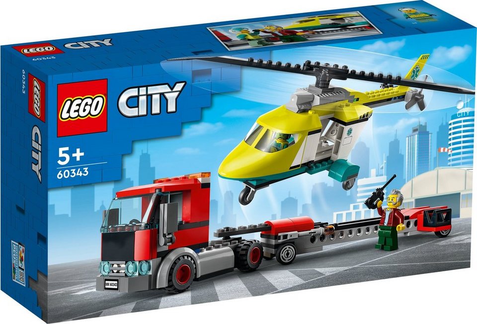 LEGO® LEGO Hubschrauber Transporter Konstruktionsspielsteine
