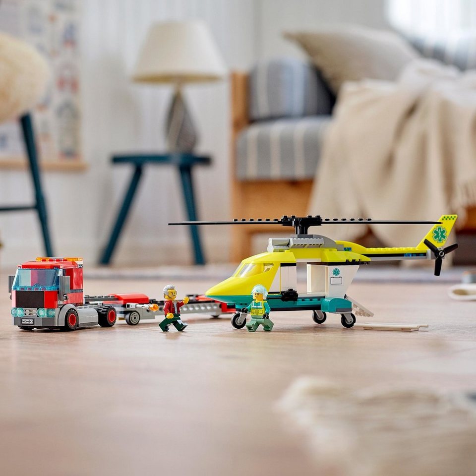 LEGO® LEGO Hubschrauber Transporter Konstruktionsspielsteine