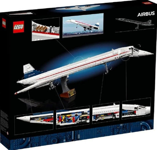 LEGO® LEGO Icons - Concorde (10318) inkl. Acryl Vitrine Spielbausteine, (2083 St)