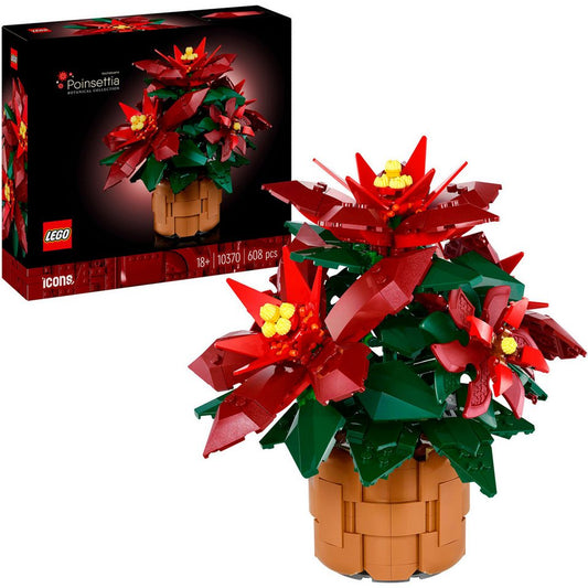 LEGO® LEGO Icons Weihnachtsstern, Konstruktionsspielzeug Spielbausteine