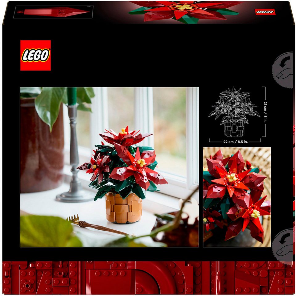 LEGO® LEGO Icons Weihnachtsstern, Konstruktionsspielzeug Spielbausteine