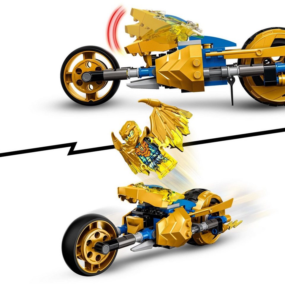 LEGO® LEGO Jays Golddrachen-Motorrad Konstruktionsspielsteine