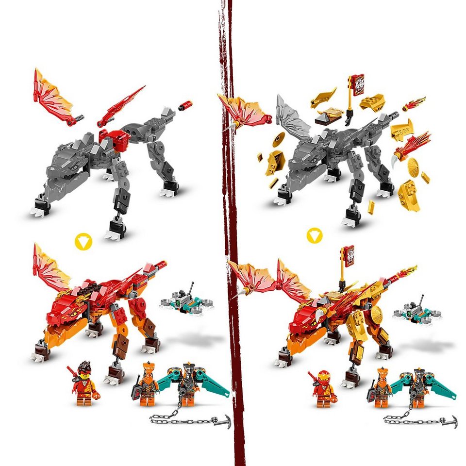 LEGO® LEGO Kais Feuerdrache EVO Konstruktionsspielsteine