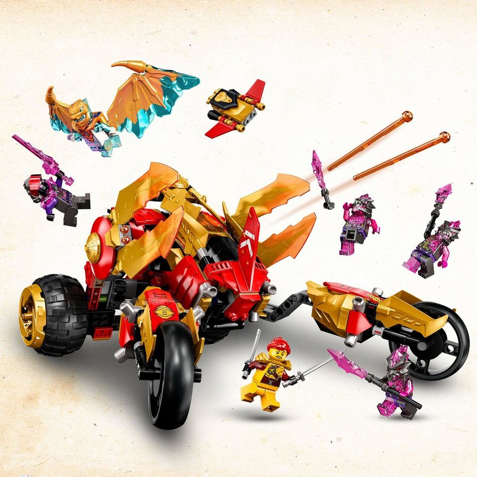 LEGO® LEGO Kais Golddrachen-Raider Konstruktionsspielsteine